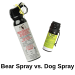 Bear Spray vs. Dog Pepper Spray / What Is The Difference?