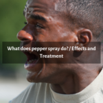 What does pepper spray do to the attacker?